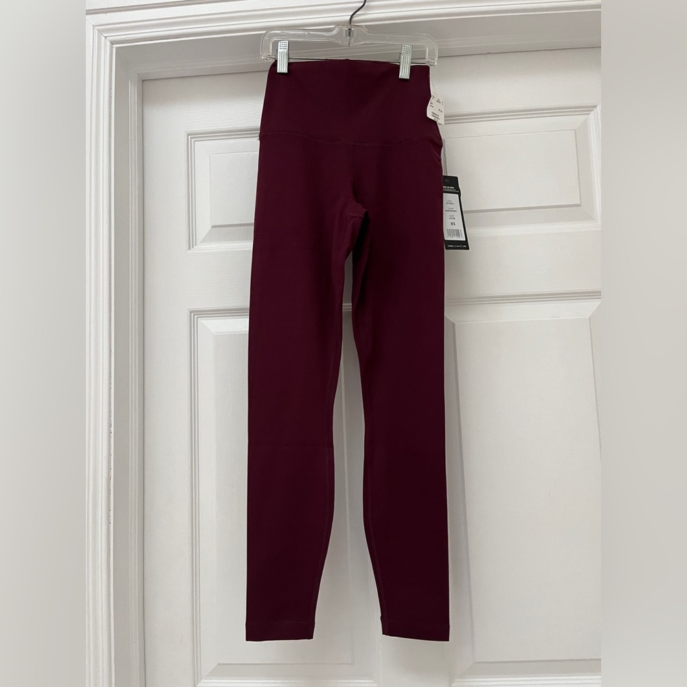 NWT Yogalicious Lux Burgundy Leggings ladies XS